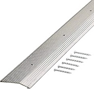 M-D Building Products 78212 Extra Wide Fluted 2-Inch by 36-Inch Carpet Trim, Silver
