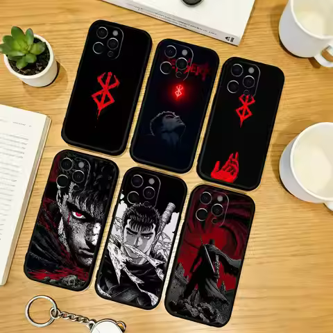 Anime B-Berserk Phone Case Silicone Soft For IPhone 17 16 15 14 13 12 11 X XR Plus Pro Max Plus