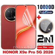 For HONOR X9e Pro 5G 2IN1 Front Hydrogel Film and Lens Film For HONOR X9E Pro X 9 E Pro HonorX9ePro 