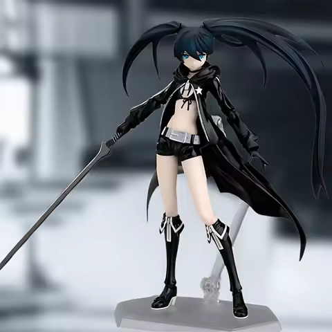 15cm Figma Black Rock Shooter Hatsune Model Ornaments Movable Joints Sword Action Statue Collection 