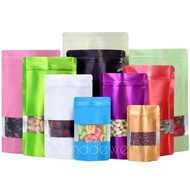 Thick Aluminium Window Plastic Zip-Lock Pouch Air-tight Packaging Bag Stand Up Wholesale Makanan Bun
