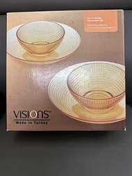 全新 康寧 Corelle Visions 碗碟套裝