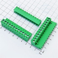 KF-5.08-12-R Terminal Block Plug-in Solder PCB 12 Pins Curved 5.08mm (12 pin connector)