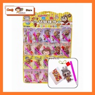 JM 20pcs (HH808-141) Labubuu Diamond Keychain 拉布布钻贴挂件 DIY Creative Kids Educational Learning
