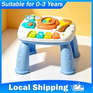2 in 1 Baby Activity Learning Table Touch Explore Activity Center Musical Toys Busy Board For Kids M