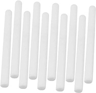 MARMERDO 10pcs Sliver Traveling Accessories Aroma Supplies Oil Fragrance Sticks USB Humidifier Home Accessories Reed Diffuser Sticks Absorbent Cotton White Aromatherapy Bottle Car