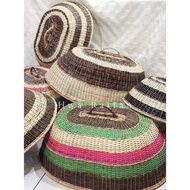 Round Oval food cover / Rattan dish cover / Tudung saji rotan bulat bujur / Tudung saji kraftangan a