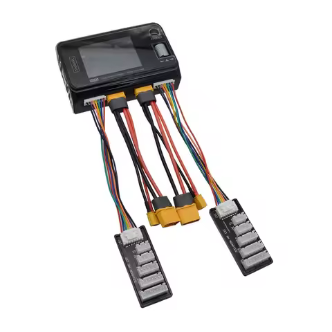 XT30 XT60 Balance Charging Cable Charge Board Extension Wire 2-6S LiPo Adapter Connector Set For D6P