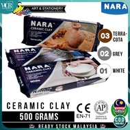 Nara Pottery Ceramic Clay - 500 gram (En71 European Standard - Non Toxic)