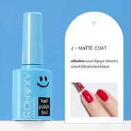 Top Coat (เคลือบสีเล็บเจล) base coat MATTE TOP UV LED Gel Polish Soak Off ทาเล็บเจล สีทาเล็บเจล สีเจ