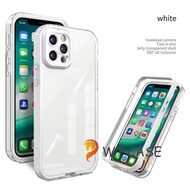 3 in 1 Thickened Drop-Resistant Clear Case for Xiaomi Mi 11 Lite 5G NE Mi 11T/11T Pro Mi Poco X3/X3 Nfc Note 11/11s Note 11 pro note 10 pro RubberCase Cover