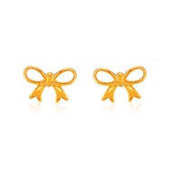 SK Jewellery 916 Chevelle Ribbon Gold Earrings