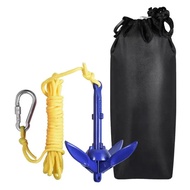 【Eco-friendly】 1set Complete Kayaking/paddle Board Anchoring Kit Kayak Anchor Kayak Canoe Motorboat 