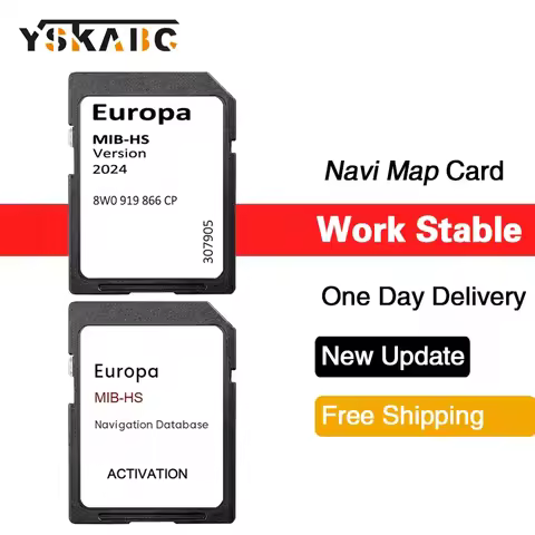 for Audi 2015-2020 A S RS Q SQ RSQ Vehicle 2024 Update 16GB EU UK Maps Sat Navigation 8W0 919 866 CP