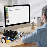 51 MCU Smart Car Obstacle Avoidance Car Tracking Ranging Robot Programming DIY Car Kit