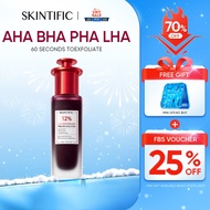 [Best Seller]  SKINTIFIC AHA BHA PHA LHA Peeling Solution Serum 30ml - for Whitening, Brightening, D