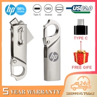 HP original /Flashdisk otg type c 3.0 usb High Speed 2TB 1TB asli Bahan Metal Anti Air