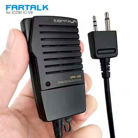 Speaker Mic Microphone for ICOM IC-V8 V82 V85 IC-T2H T8A 2AT E90 W32A IC-T2H IC-T7H Walkie Talkie Tw