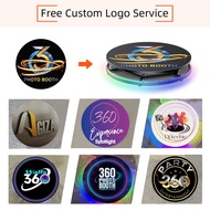 new arm 57cm 90cm 360 photo booth 60cm 27'' logo customization photo boot for 400 usd video booth el