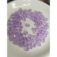 Glass Diamond 6mm Beads