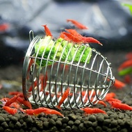 Stainless Steel Aquarium Shrimp Feeding Cage Fish Tank Spinach Food Shrimp Bottom Feeder