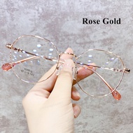 [Ready stock] Quality Round Spek Spec Korean Fashion Glasses spectacles Frame Plastic Cermin Mata Gl