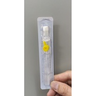 IV CANNULA / CATHETER  WITH VALVE 24G YELLOW CANNULA BRANULA