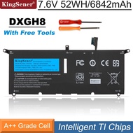 KS DXGH8 Laptop Baery For Dell XPS 13 9380 9370 7390 For Dell Inspiron 7390 2-In-1 7490 G8VCF H754V 0H754V P82G 52WH