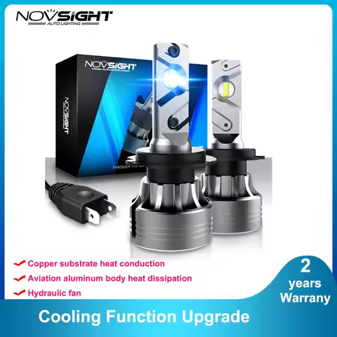 NOVSIGHT Car Headlight H7 LED H4 Hi/Lo H1 H3 H11 H13 9005 9006 9007 9012 80W 20000LM 6500K Auto Head