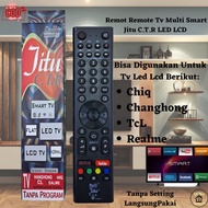 Remote MULTI SMART TV Jitu CTR ChiQ Changhong Tcl Realme Universal