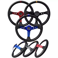 Universal 14 Inch Carbon Racing Steering Wheel Universal Concave Racing Steering Wheel 14 inch Carbo