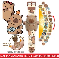 2026 Children's watch Kapibara Capybara 3D doll original import projector lamp 24 character images u