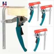 Ratchet Track Clamp Metal Track Saw Clamps Easy Locking Guide Rail Clamp Quick Release T Slot Clamp 
