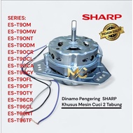 MESIN SHARP ES-T90 ES-T96 WASHING MACHINE DRYER SPIN DYNAMO AL QUALITY 70WATT SPIN MOTOR DYNAMO