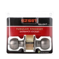 EZSET Talent Series Stainless Steel Entrance Tubular Doorknob Lock Set