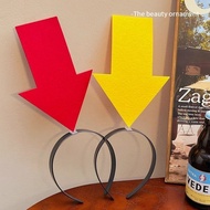 2pcs/Arrow headband creative funny exclamation question mark headband conspicuous bag funny girlfrie