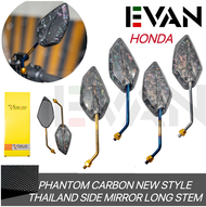 EVAN.PH New Thailand Design Side Mirror(In the sun Phantom Carbon)Side Mirror For Motorcycle