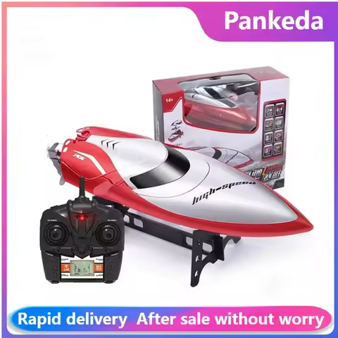 Remote Control Boat, High Speed H106 Rc Boat for Pools and Lakes, 25+ KMH 2.4 GHz Fast Racing Boats,