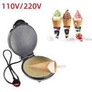 ice cream cone mankerWaffle cone maker Ice Cream Reel Machine Electric Baking Pan Pancake Maker Spring roll moulding mac