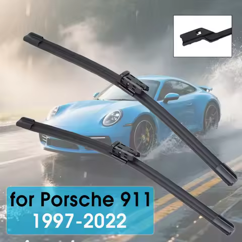 For Porsche 911 ( 996 997 991 992) 1997-2022 22"+21" Car Wiper Front Wiper Blade Fit U Hook&Push But