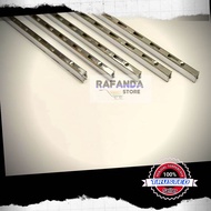80cm  tiang rel braket rak kaca kayu gantungan baju braket pipa stainless rak lemari buku rak toko p