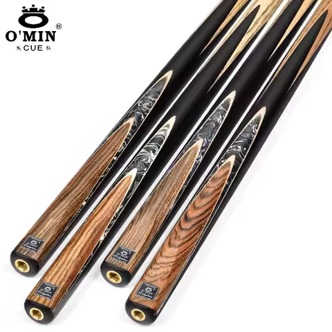 Original Omin Enlighten Cue Handmade Ash Wood 3/4 Omin Snooker Cue Professional