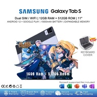 Ready Stock in Malaysia ✨2025 NEW 5G Tablet Samsung Galaxy Tab S9 AI 12 Inch Tablet 16GB+512GB Learn