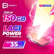 YES POSTPAID PLAN POWER35 / PLAN FLAXI INFINIT 58 UNLIMITED 5G UNCAPPED 4G FUP 150GB (SIM ONLY)