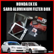 Honda Civic EK EG SARD Aluminum Super Induction Air Filter Box S002B