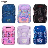 Australia smiggle Messenger Backpack Elementary School Students Senior Grades Reduce Burden Children Double Buckle Large Capacity With Chest Buckle School Bag