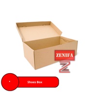 Kraft Shoe Box Cardboard | Shoe Box | Shoe Box 31x19 x 11 cm Plain Box