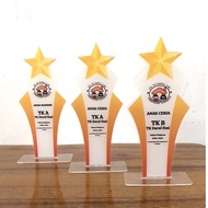 Acrylic Trophy School Award Trophy StudentBINTANG