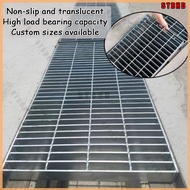 Sewer Cover Drainage Size Customizable Galvanized steel grating drain cover grating sewer cover platform steel grating steel platform walkway plate