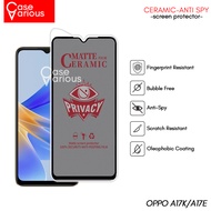 Anti-scratch Privacy Oppo A17K,A17E Anti Spy Screen Protector